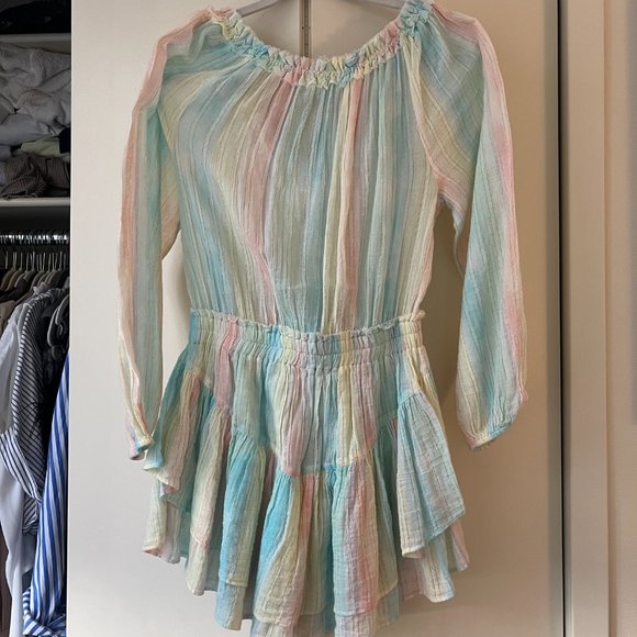 LoveShackFancy, Size XS, Banou Mini Dress (Multicolored) - Picture 3 of 4